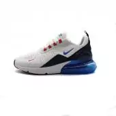 nike air max 270 homem trainers soldes back blue white